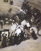 John Singer Sargent Rehearsal of the Pasdeloup Orchestra at the Cirque d'Hiver (mk18) Sweden oil painting reproduction